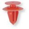 Innenverkleidungsclip Loch 8,5-9 mm, L. 15,2 mm, Kopf 12,8 mm rot